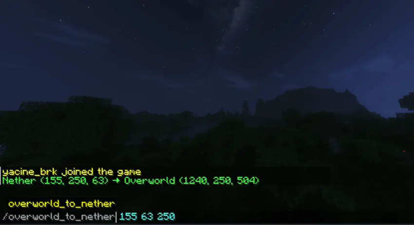 overworld to nether pic