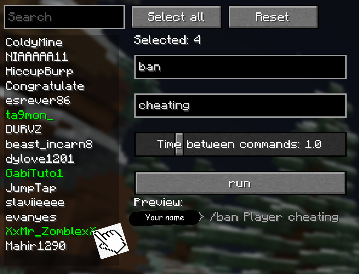 how the mod looks looks