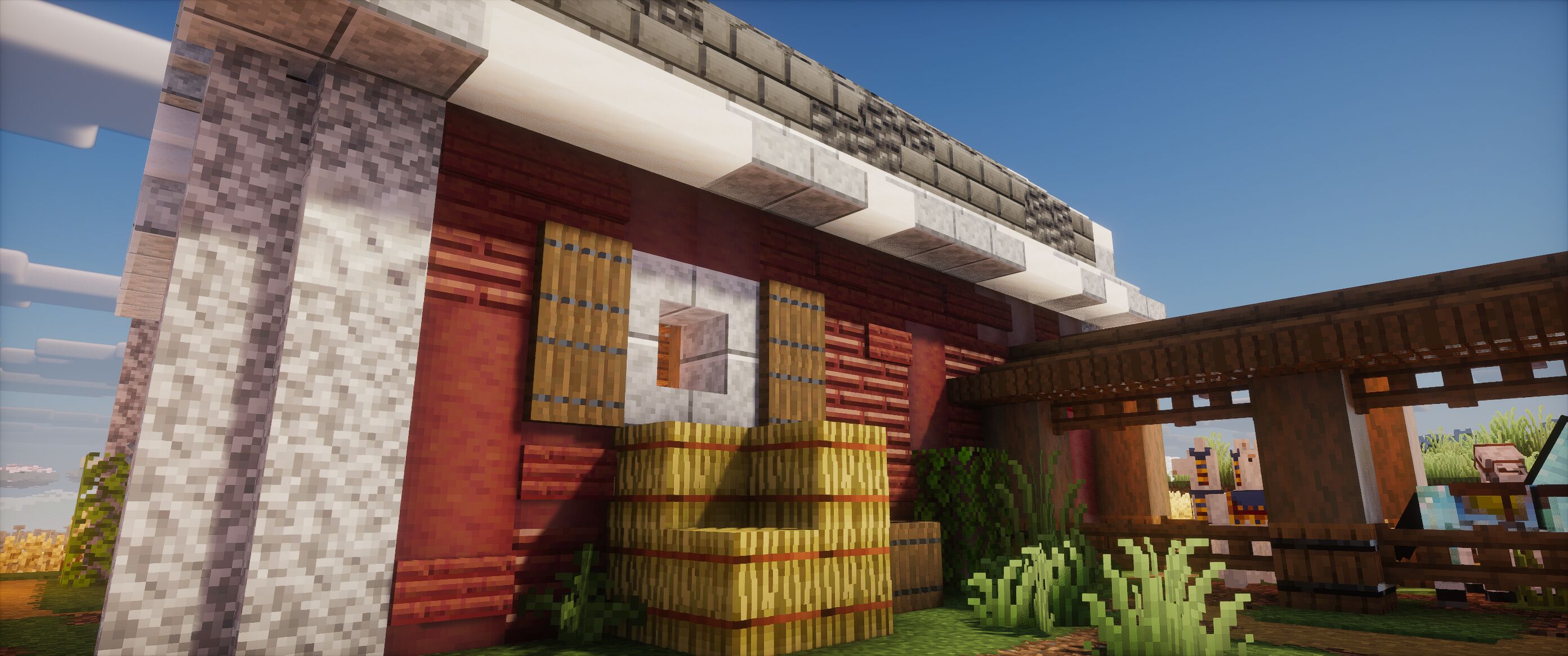 Image showing the PBR effects on a Barn