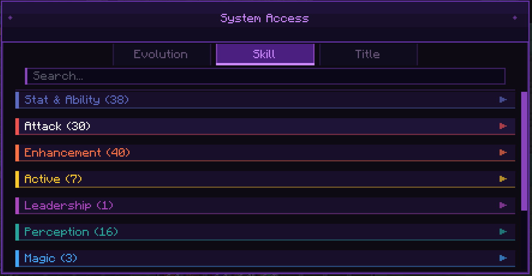 Over 100 skills implemented