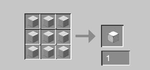 how to craft metal. all iron blocks