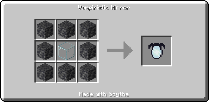 Recipe for the Vampiristic Mirror