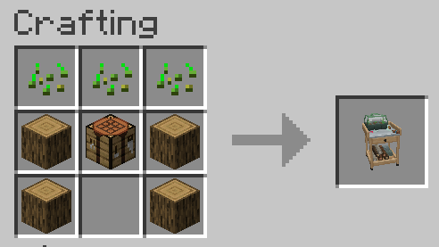 Sprouting Table Crafting Recipe
