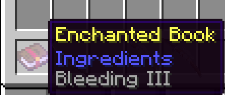 New Enchanment "Bleeding"