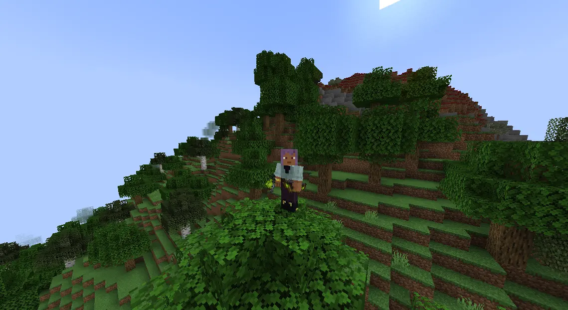 player holding both  weapons