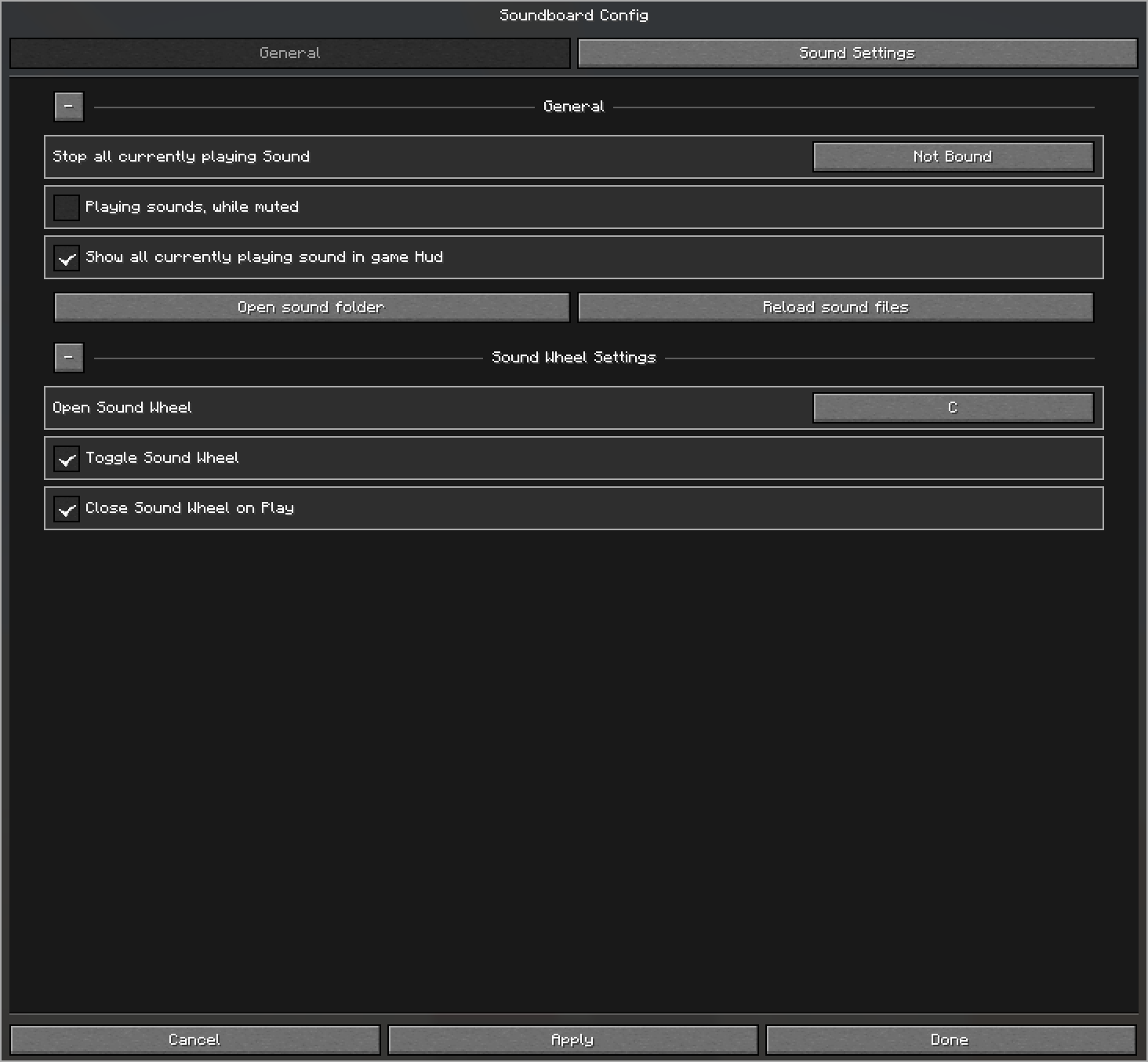 General Settings