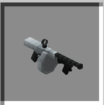 Tommy Gun in output slot