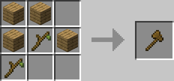 Wooden axe recipe