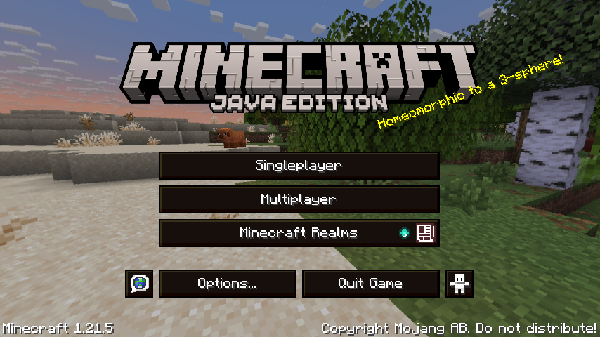 Main Menu