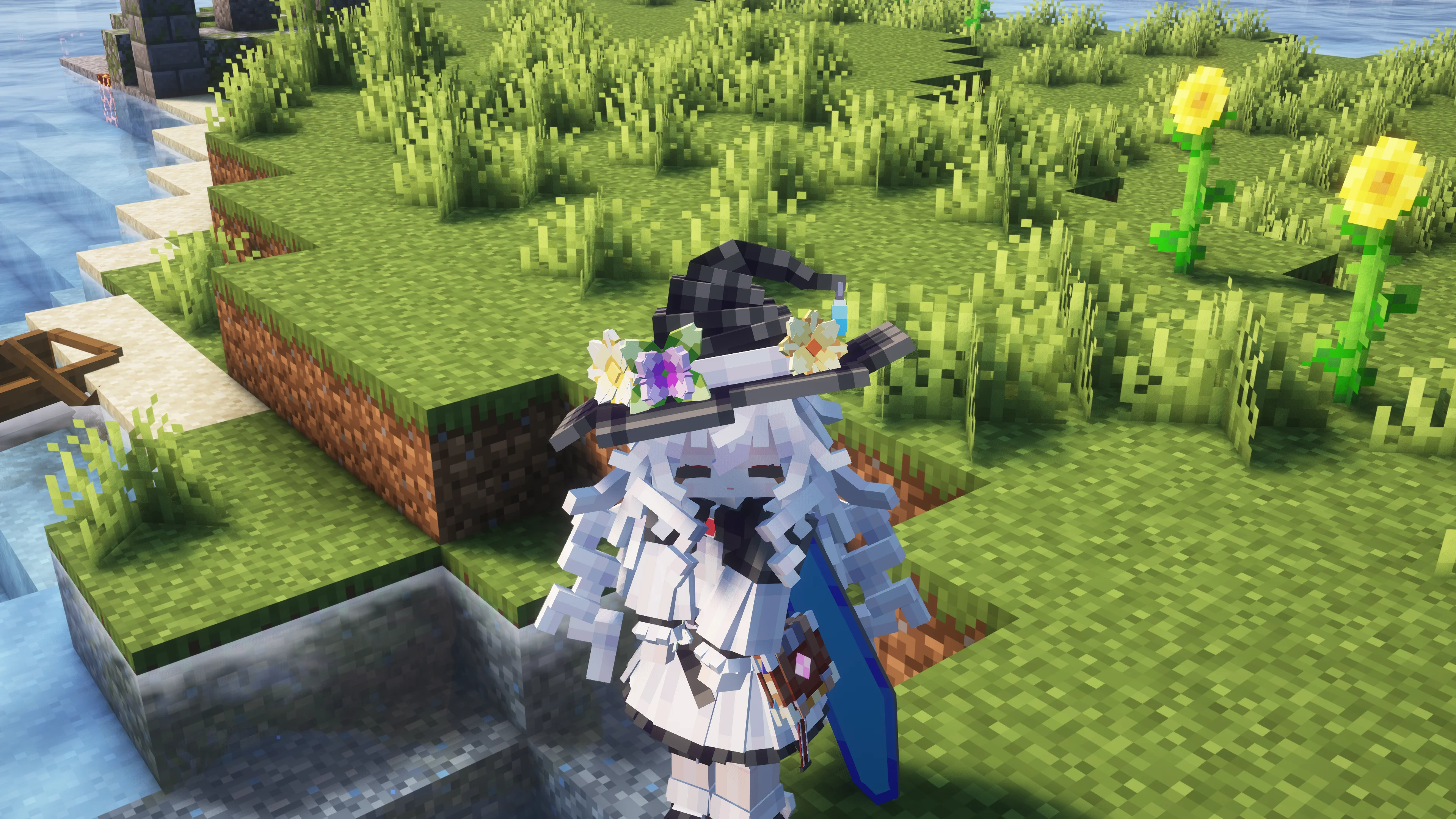 ：）