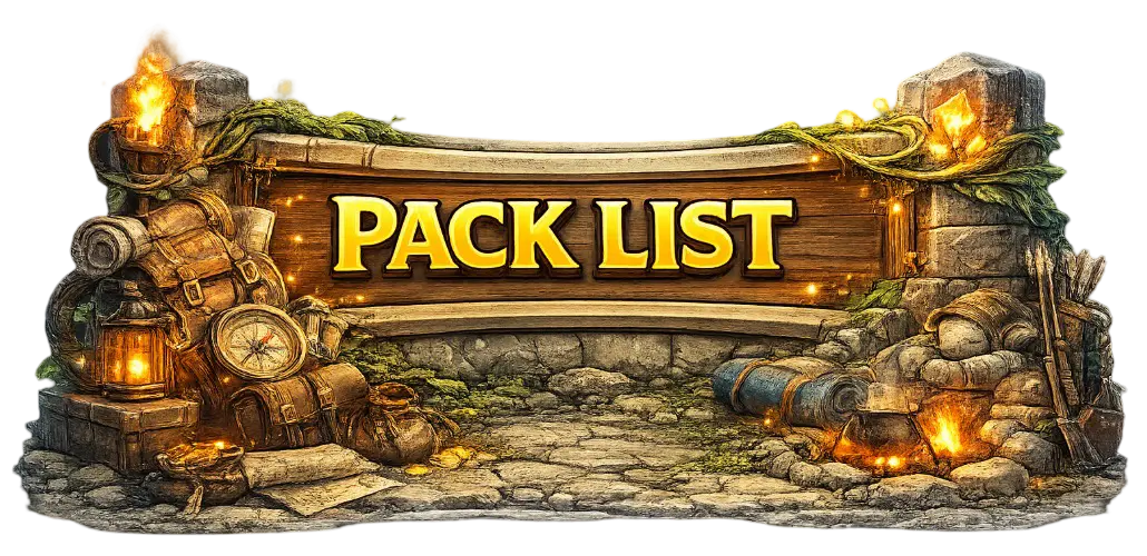 Pack List