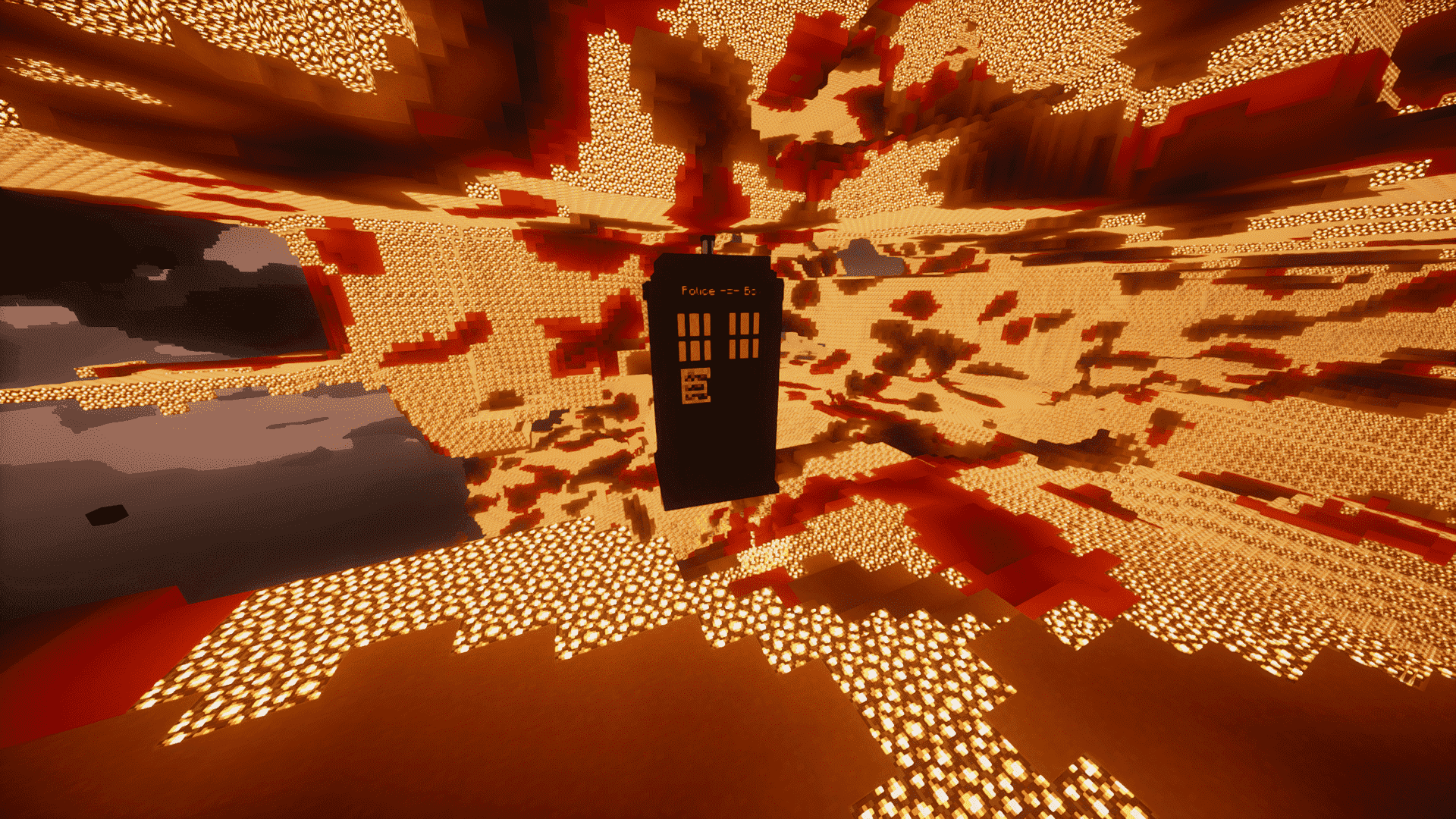 TARDIS in the Time Vortex