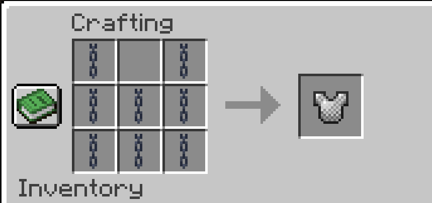 Chainmail Chestplate Recipe