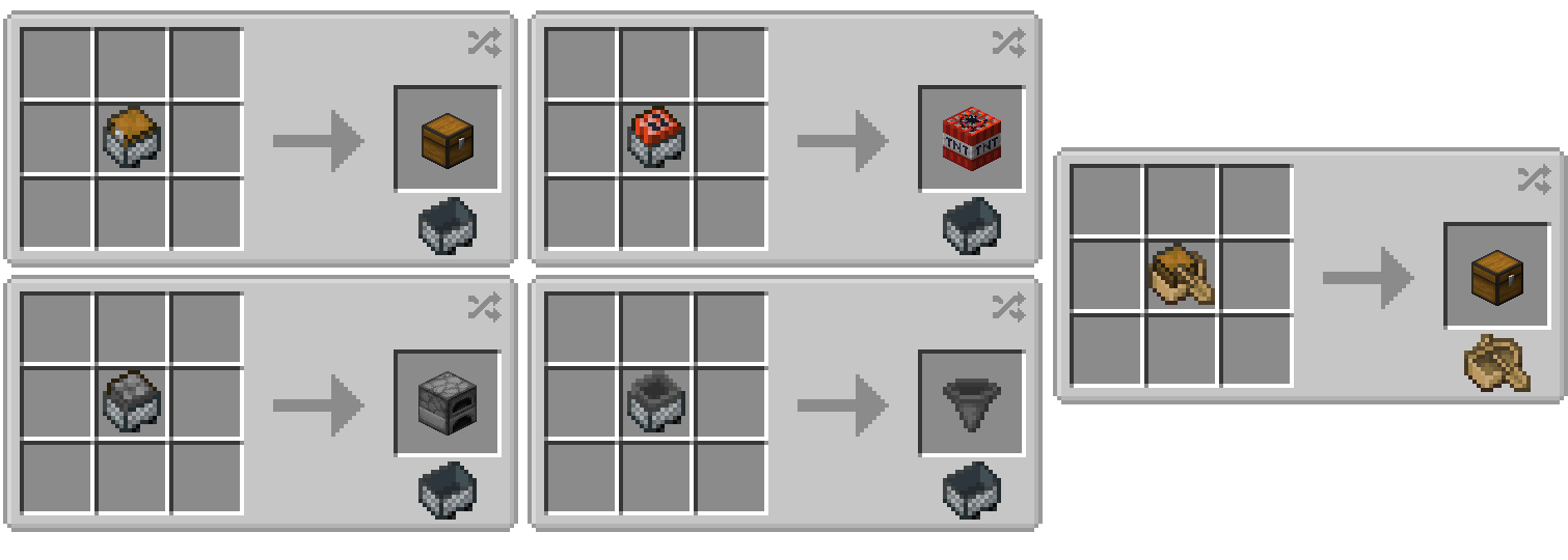 decompose carts/boat with sth in it