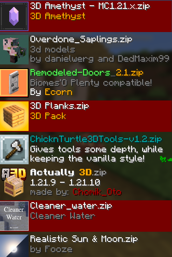 Resource packs 4