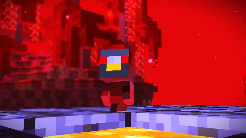 This is a picture of a penguin from the Underworld. It appears small in size, yet its deeds are mighty; you need only look into its red eyes.