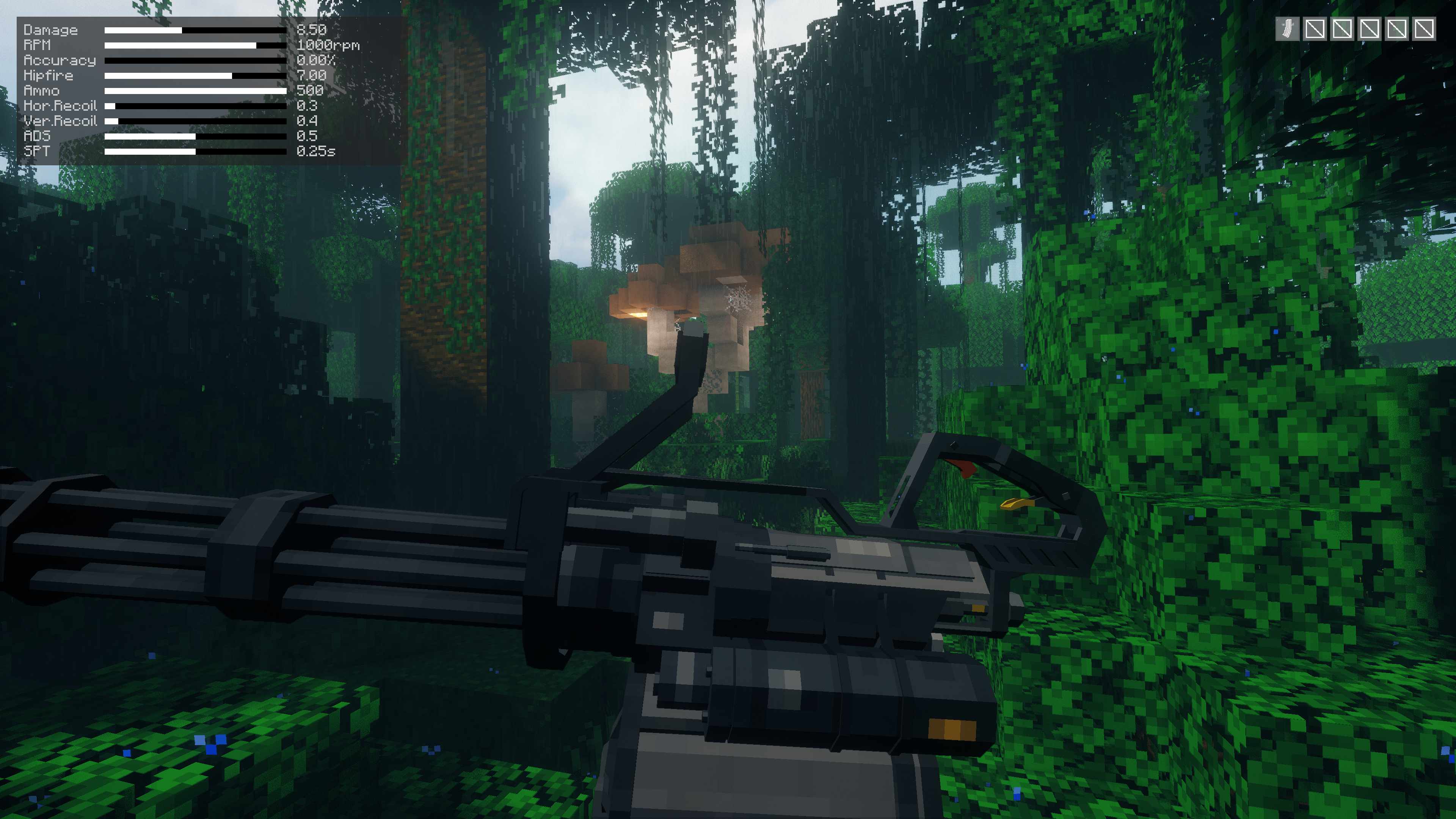 screenshot of a minigun