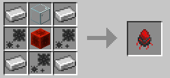 Crafting recipe for a Redstone Reactor Item