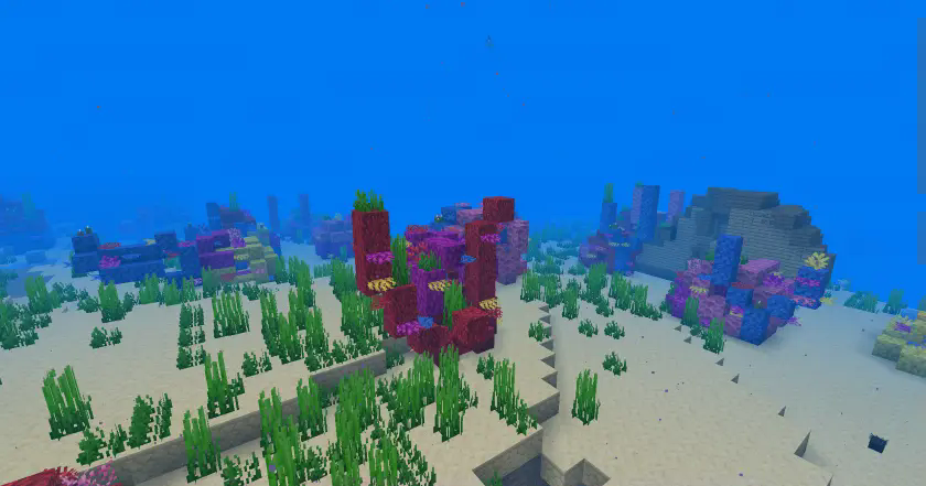 warm open sea