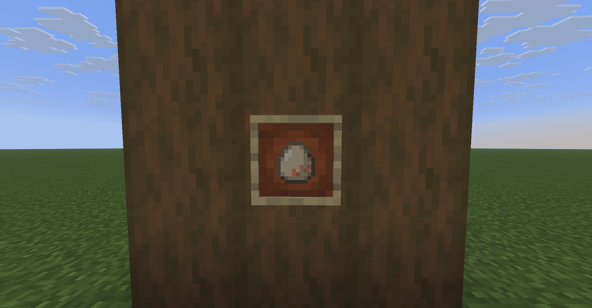 Egg in an item frame