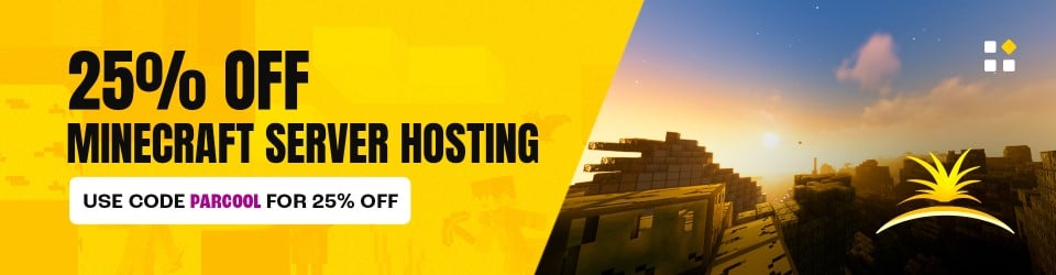 Minecraft Server Hosting 25 percents off