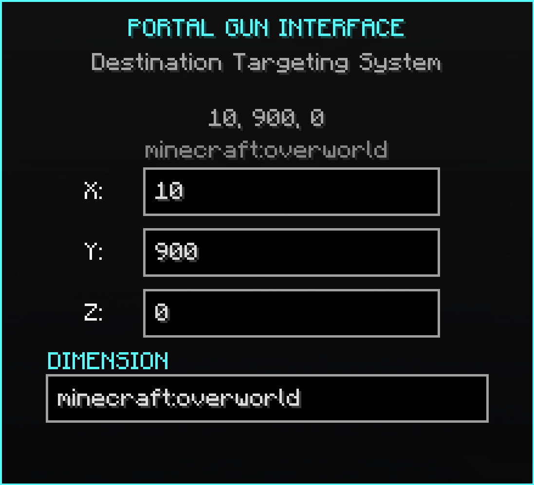 Portal Gun GUI