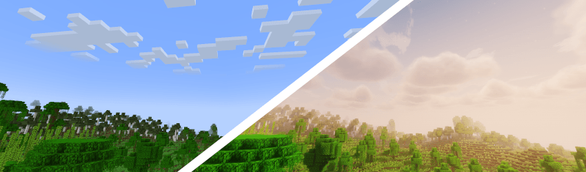 Shaders Off/On - Day Time