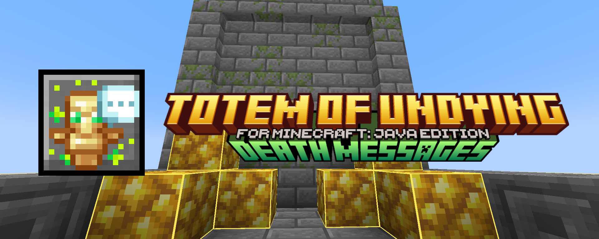 Totem of Undying Death Messages Minecraft Data Pack