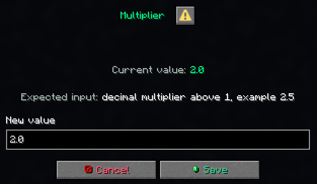 Easy editing with dialog menus