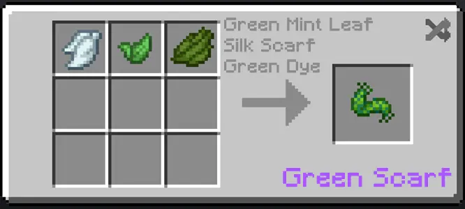 Recipe Green Scarf