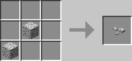 Diorite Rocks Recipe