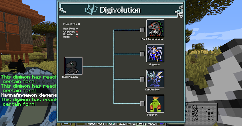 BlackAgumon with multiple evolution routes