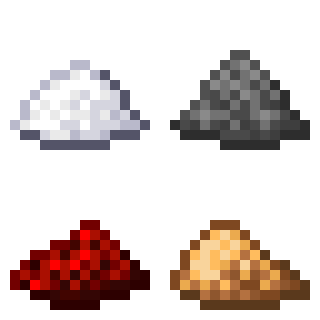 Visually distinct powders, mostly for those with color issues, or logic issues (like myself)