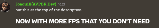 put this at the top of the description