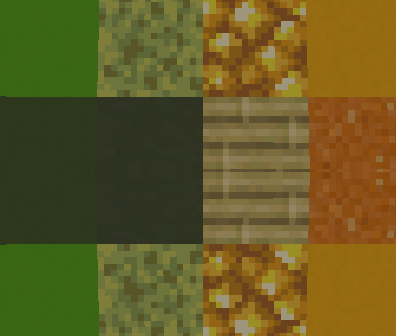 Mirrors across the horizontal center