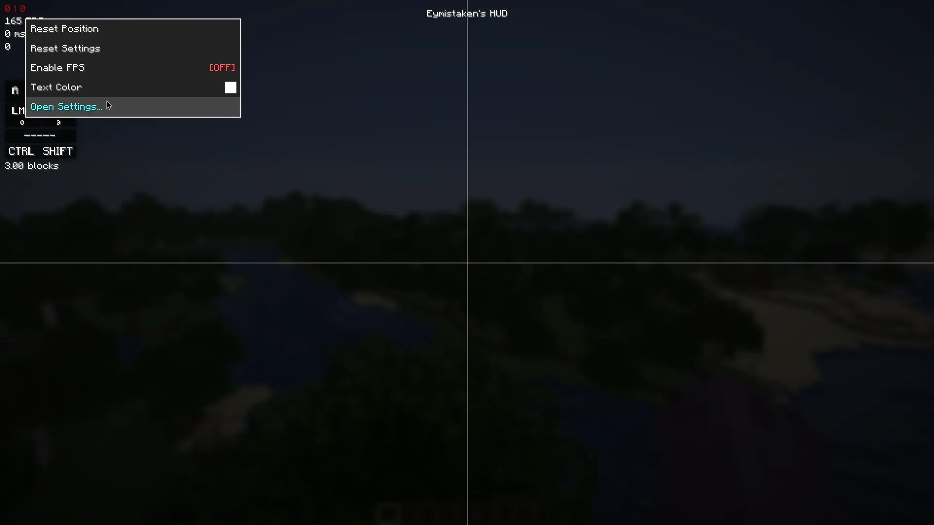 module right click