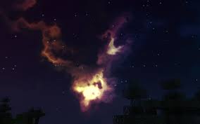 nebula in minecraft sky