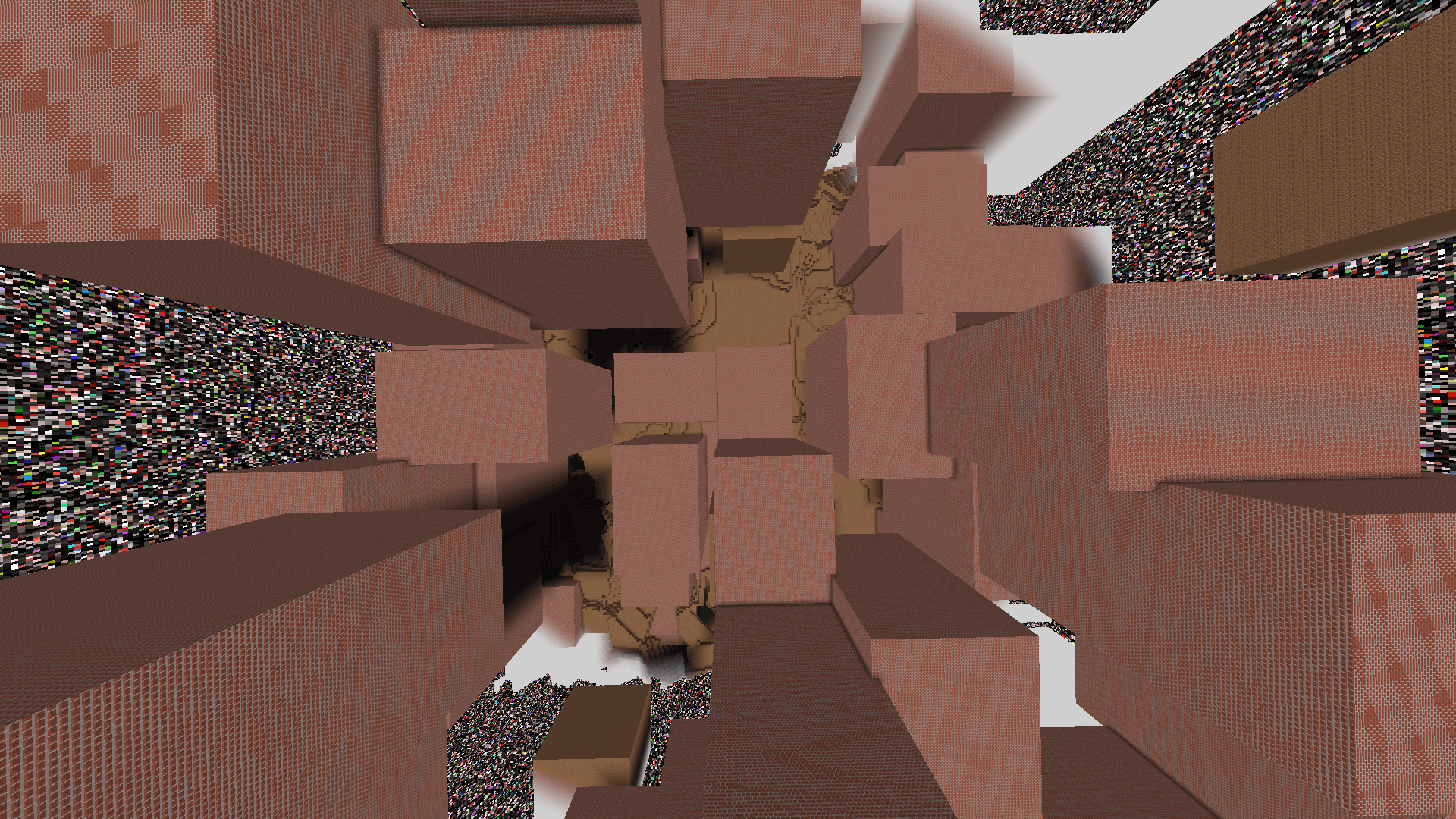 Errtype33, a Dimension full of floating dirt and brick cubes