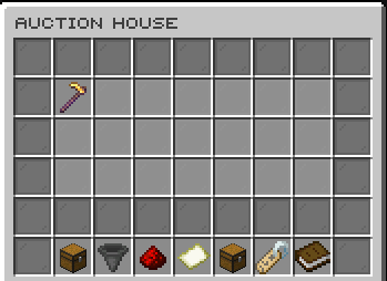 Main auction house GUI