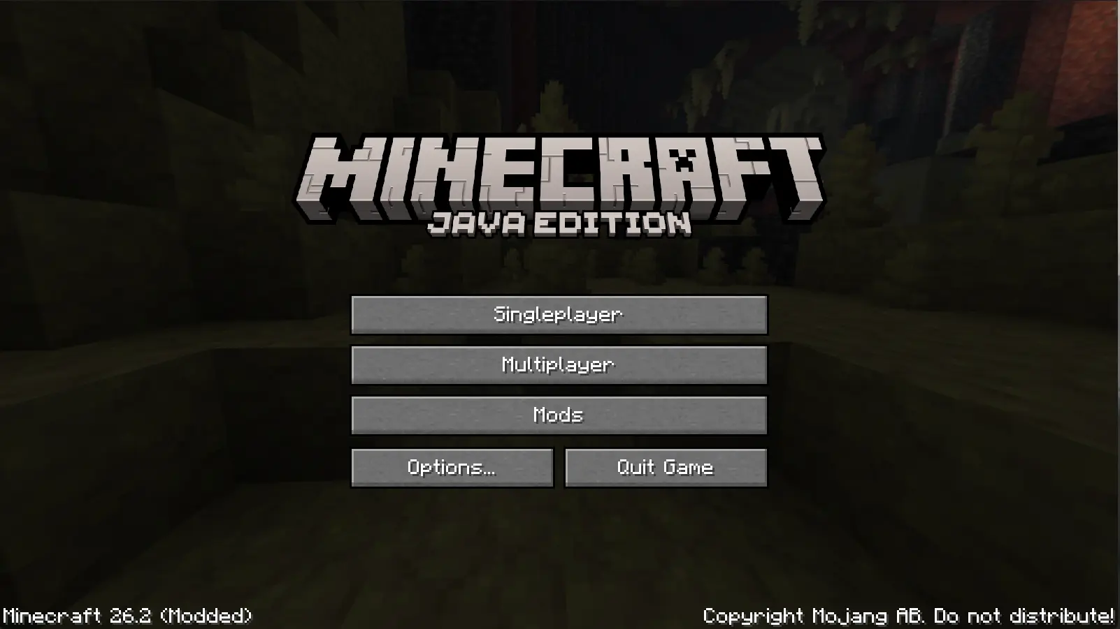 main menu