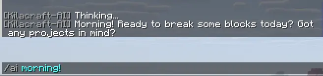 CHAT output