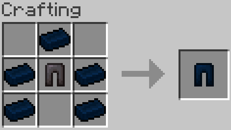 The Crafting Recipe for the Abyssium Leggings.
