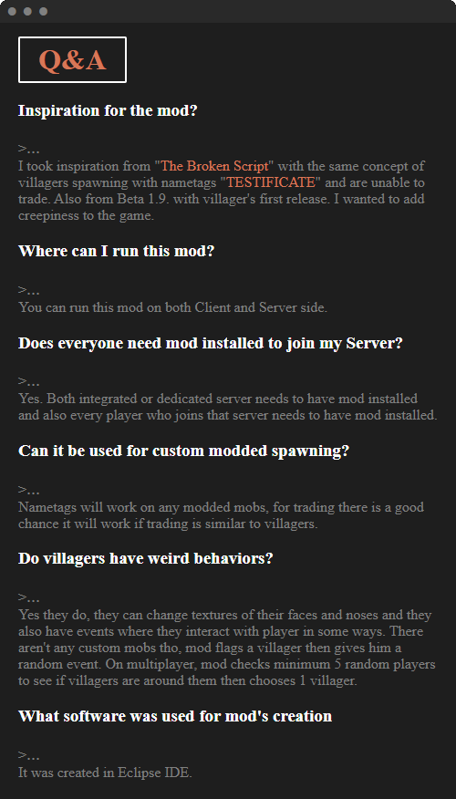 Q&A