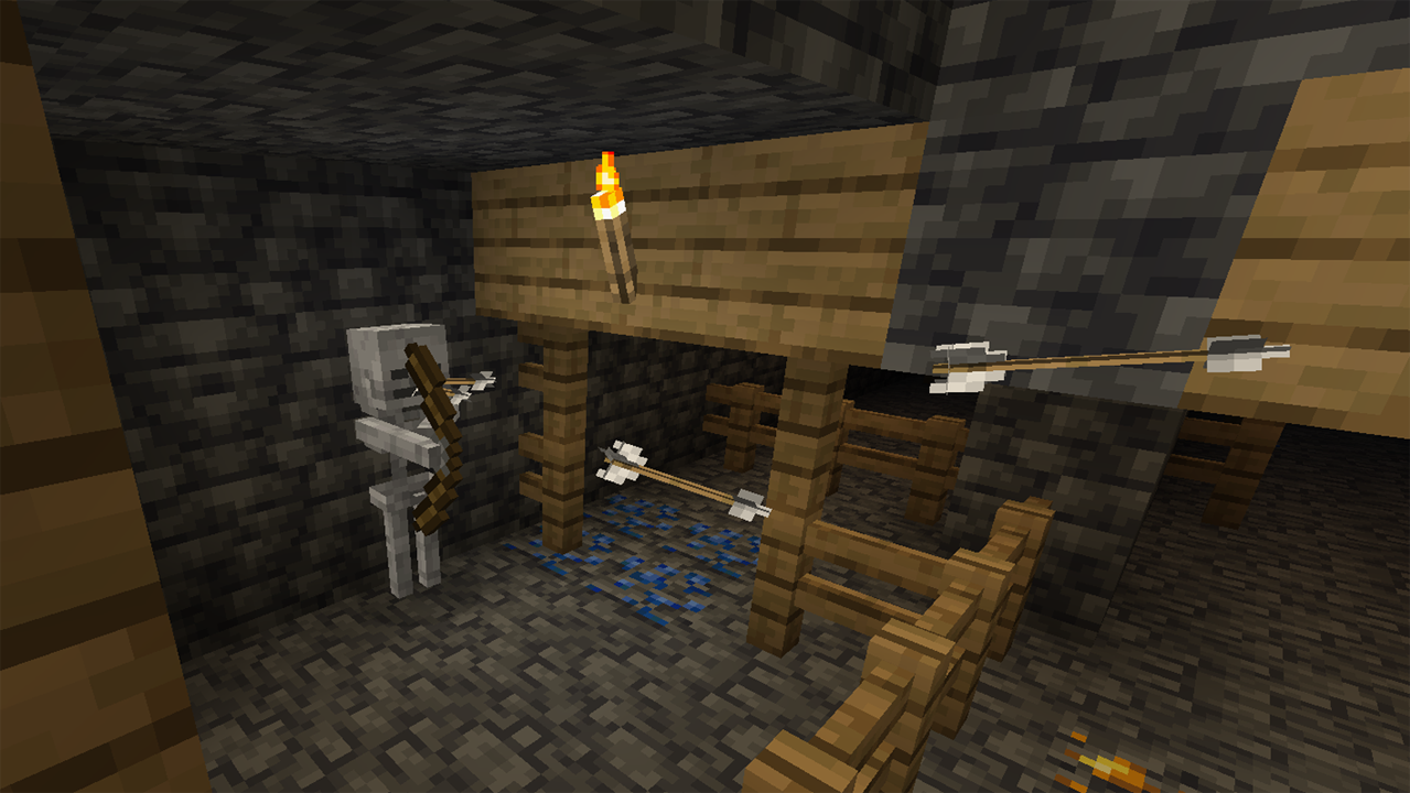 Hyper Skeleton firing arrows