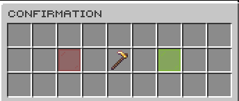 Confirmation GUI