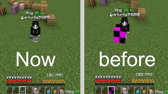 Before and now