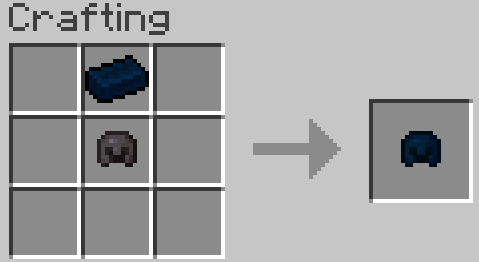The Crafting Recipe for the Abyssium Helmet.
