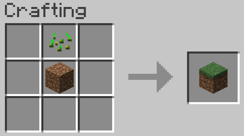 Grass Block Recipe