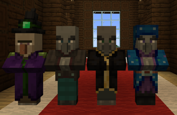 Changed Illagers (and Witch)
