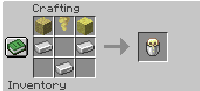 Craftable Bucket of Sulfur